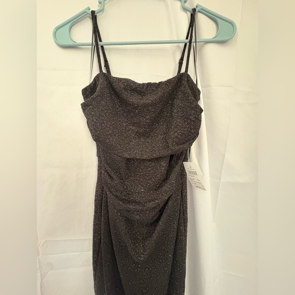 Windsor Black Glitter Bodycon Maxi Dress - Picture 4 of 6